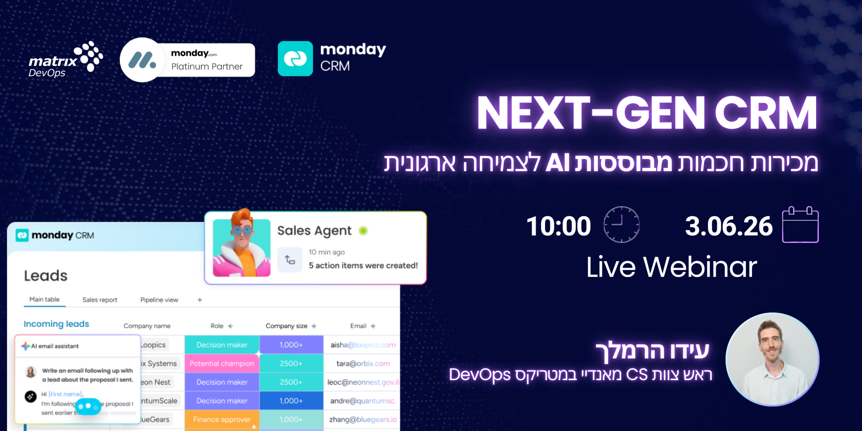 Next-Gen CRM with monday AI